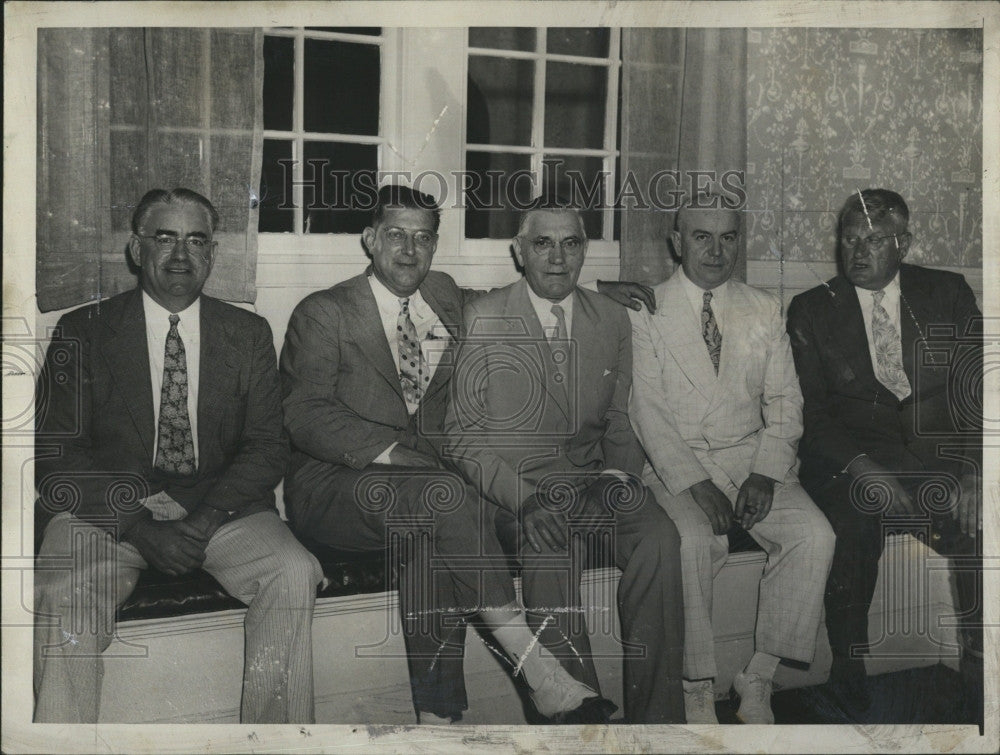 1942 Press Photo Chief of Police Assn of New England Convention Archie Bullock - Historic Images