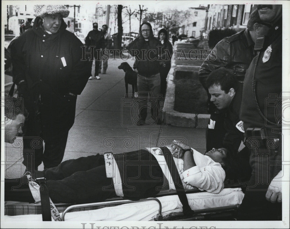 1994 Press Photo Barbara Bell, anti-abortion activist - Historic Images