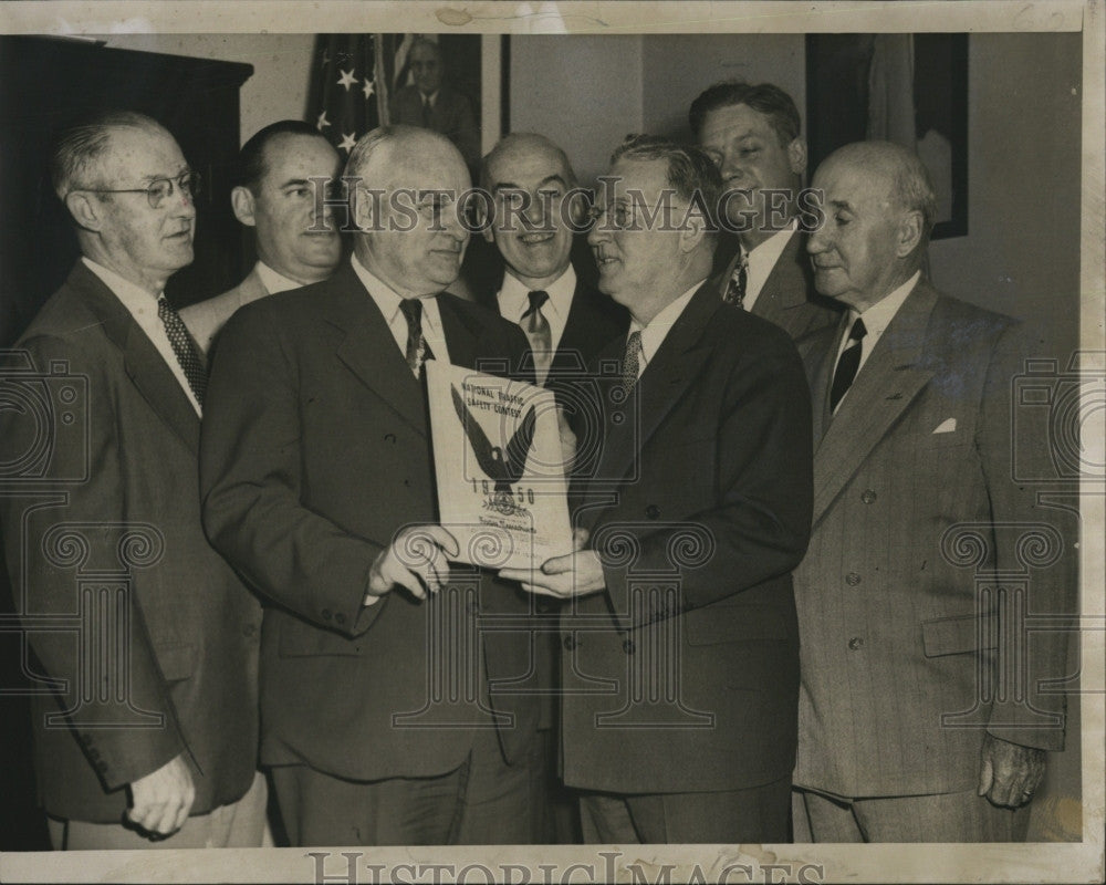 1951 Press Photo Rudy King, Mayor Hines, W. Bench, G. Scalley, W. Reilly - Historic Images