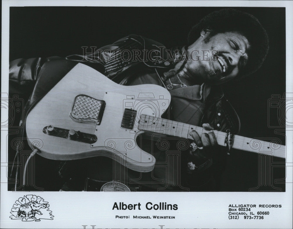 Press Photo Albert Collins - Historic Images