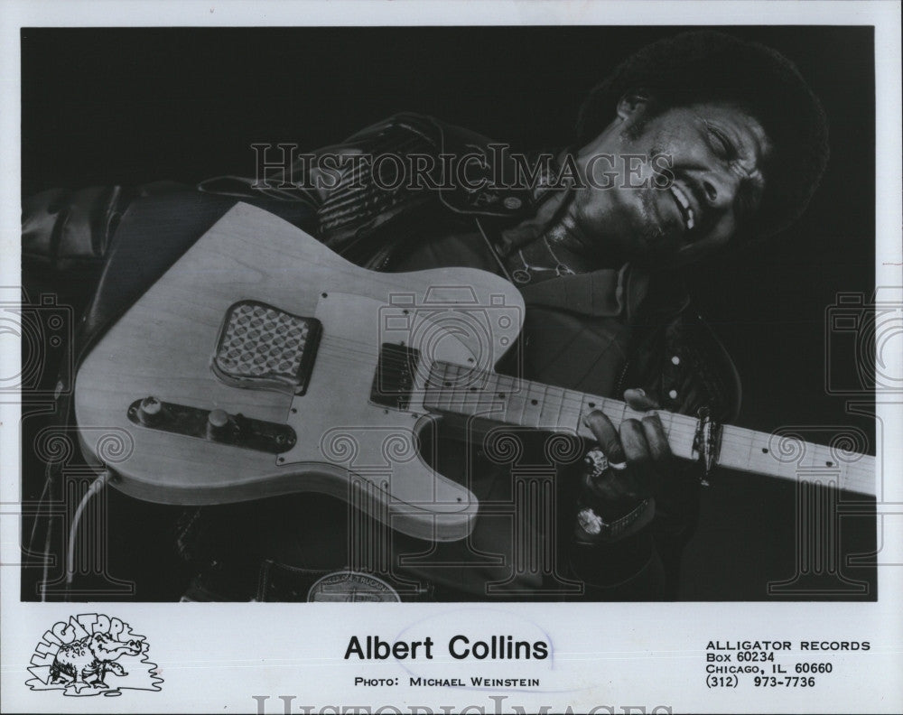 Press Photo Bluesman Albert Collins - Historic Images