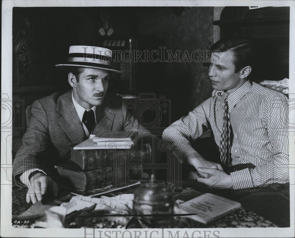 1972 Press Photo Fritz Wepper, Michael York &quot;Cabaret&quot; - Historic Images