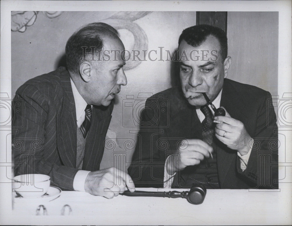 1946 Press Photo Egypt Prime Minister Mahmoud Hassan Pasha Arrives In US - Historic Images