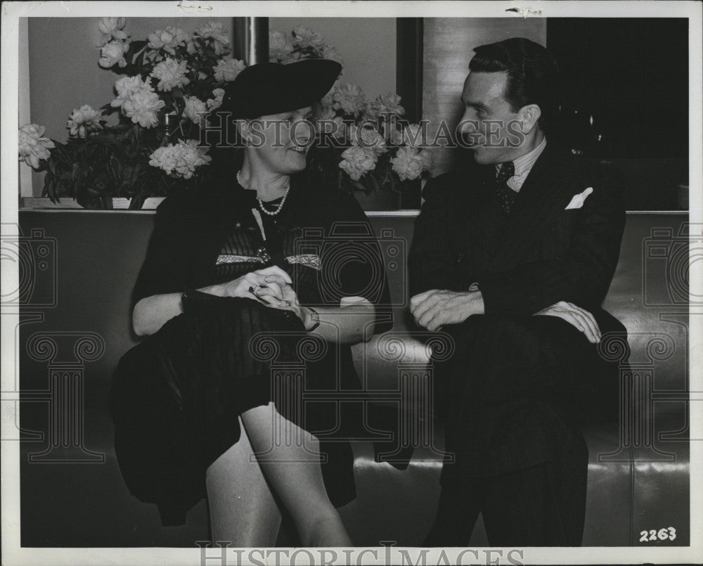 1940 Press Photo Ramon Beteta of Mexico, Senora Beteta - Historic Images