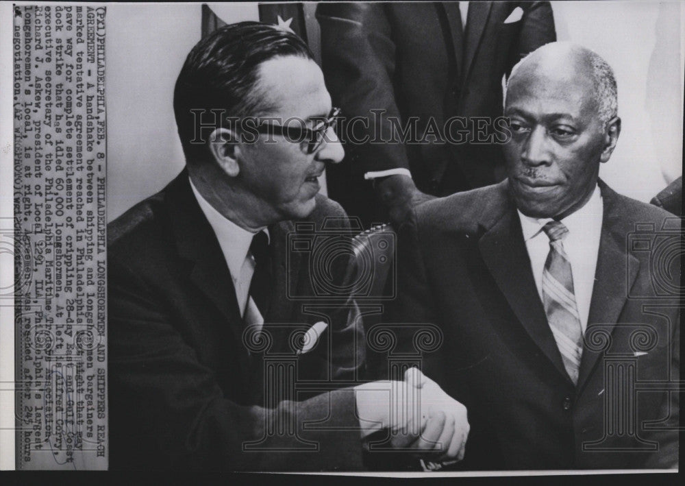 1965 Press Photo Alfred Corry, Richard J. Askew - Historic Images