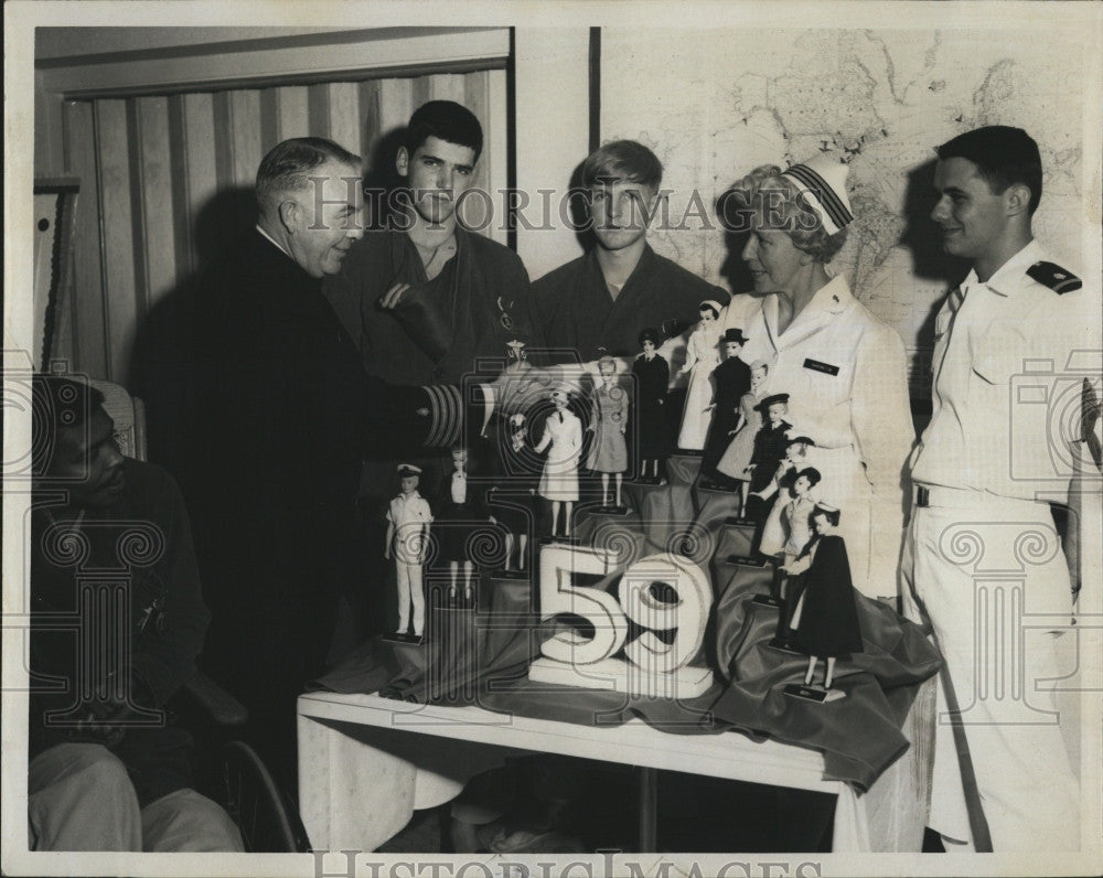 1967 Press Photo R. Edwards, Capt. T. Cuttle, Lance Cpl. G. Jamilowski - Historic Images