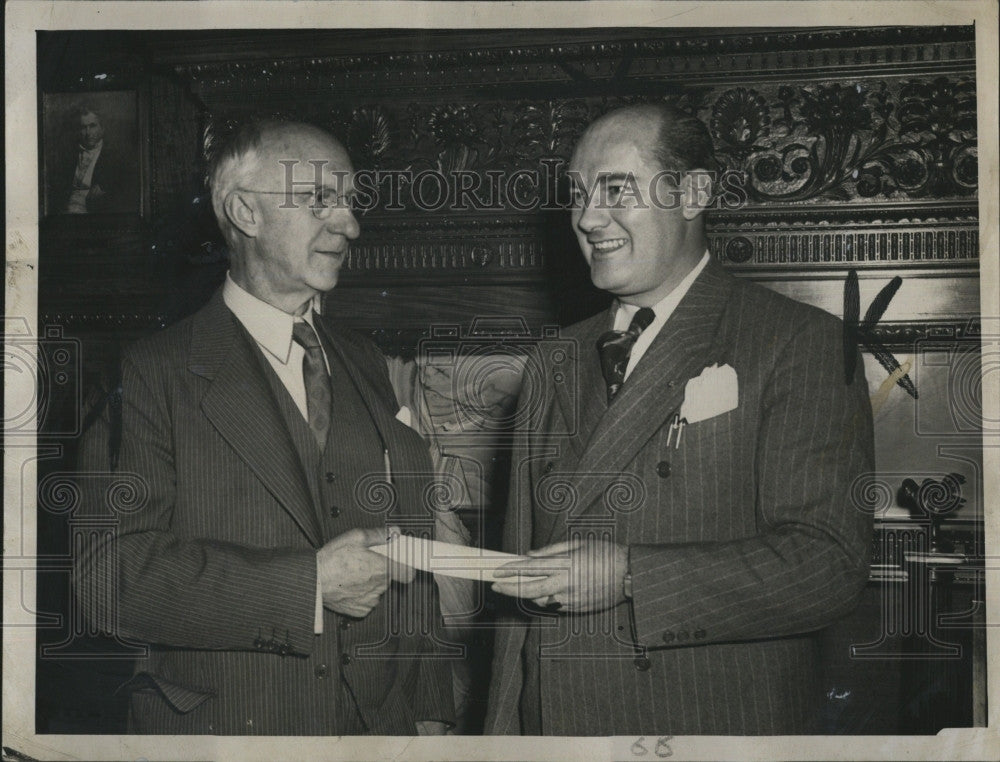 1946 Press Photo Senator&#39;s Arthur Coolidge &amp; Joseph Murphy - Historic Images