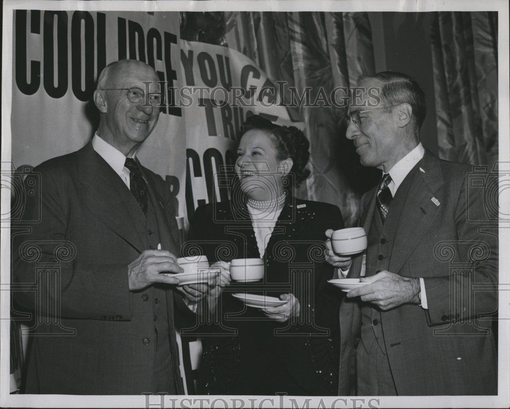 1960 Press Photo Arthur Coolidge, Jean Weisberg, S. Bacigalupo - Historic Images