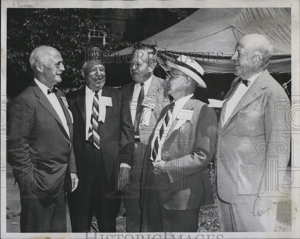 1960 Press Photo A. MacDonald, C. Parker, A. Burnham, R. Henderson, J. Chapin - Historic Images