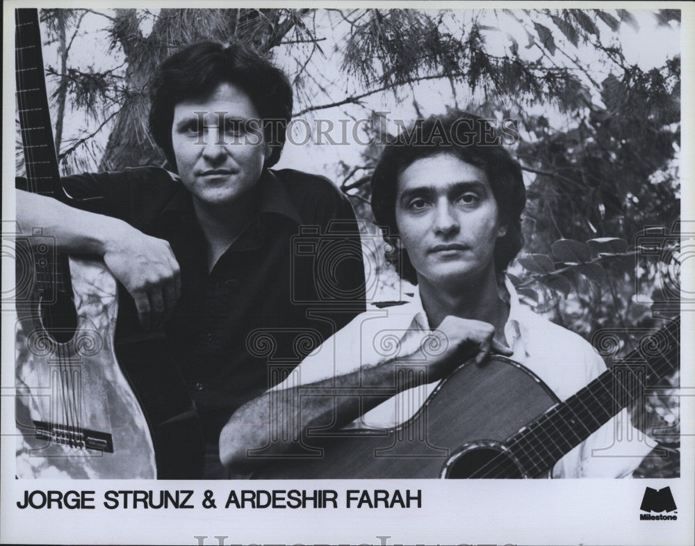 Press Photo Musicians,  Jorge Strunz &amp; Ardeshir Farah - Historic Images