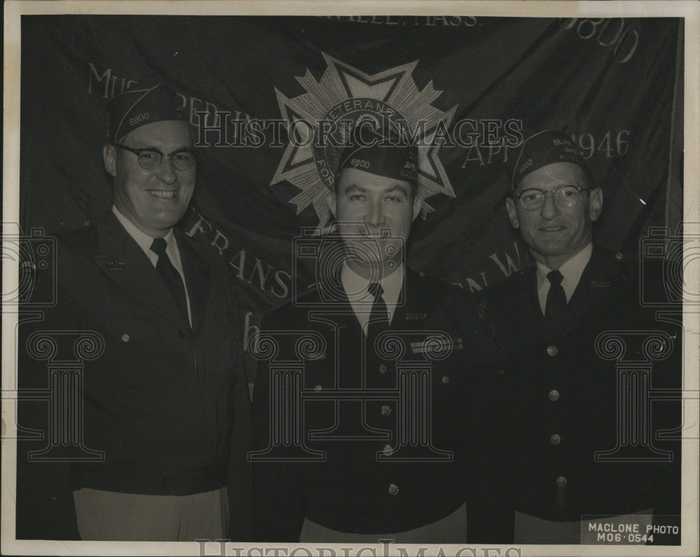 1959 Press Photo VFW Post 68000, R McMillian,James Peoples,Daniel Meyers Sr - Historic Images