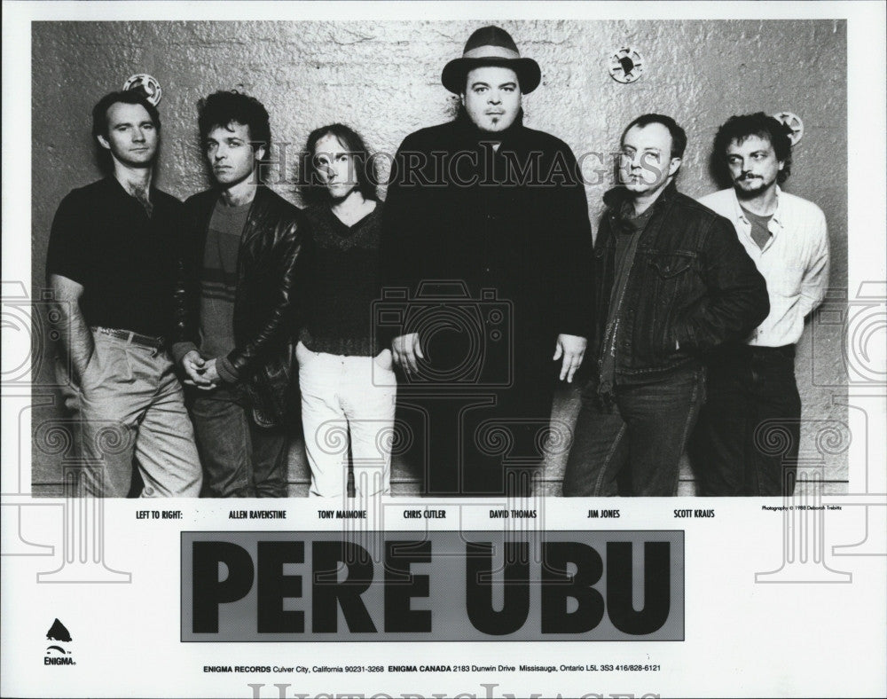 Press Photo Band &quot;Pere Ubu&quot; Ravenstine,Malmone,Cutler,Thomas,Jones,Kraus - Historic Images