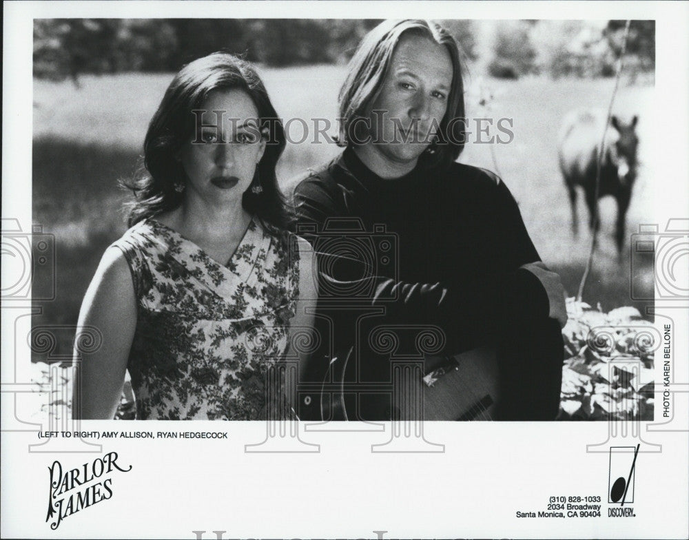 Press Photo Band &quot;Parlor James&quot; Amy Allison &amp; Ryan Hedgecock - Historic Images