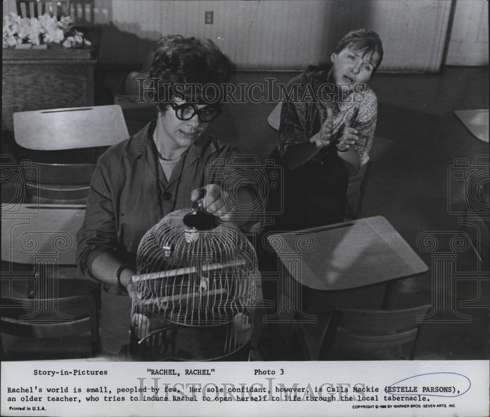 1968 Press Photo &quot;Rachel, Rachel&quot; Estelle Parsons stars - Historic Images