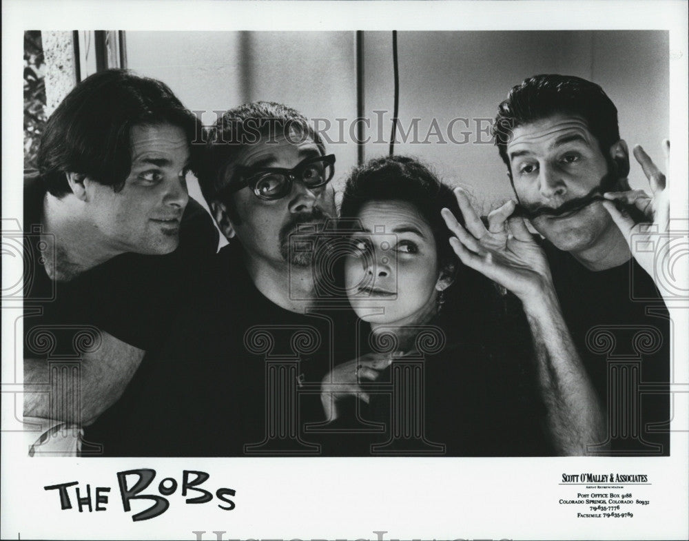 Press Photo members of The Bobs, an a capella humor and jazz quartet - Historic Images