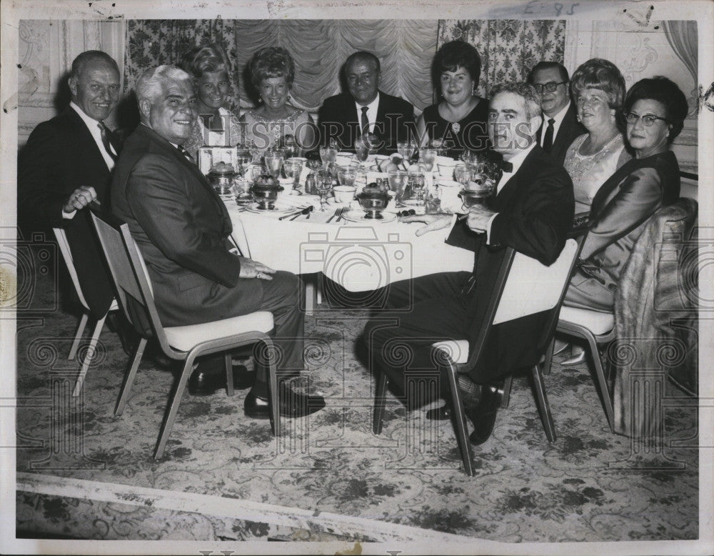 1967 Press Photo Atty. &amp; Mrs. Joseph Blumsack, Mr. &amp; Mrs. Ernest Zangrilli, - Historic Images