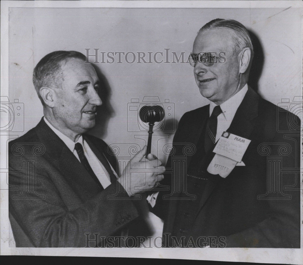 1955 Press Photo Cola G. Parker, new President, National Assc. of Manufacturers - Historic Images