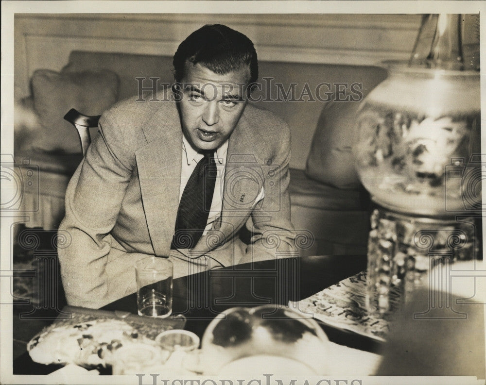 1938 Press Photo Prince Bertil at Wayside Inn - Historic Images