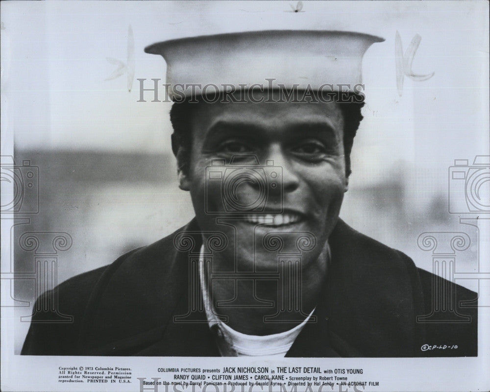 1974 Press Photo Otis Young in &quot;The Last Detail&quot; - Historic Images