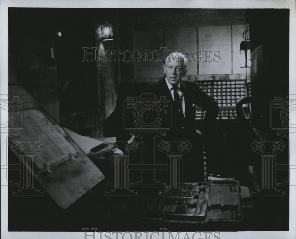 Press Photo Alistair Cooke, Author, TV Host - Historic Images