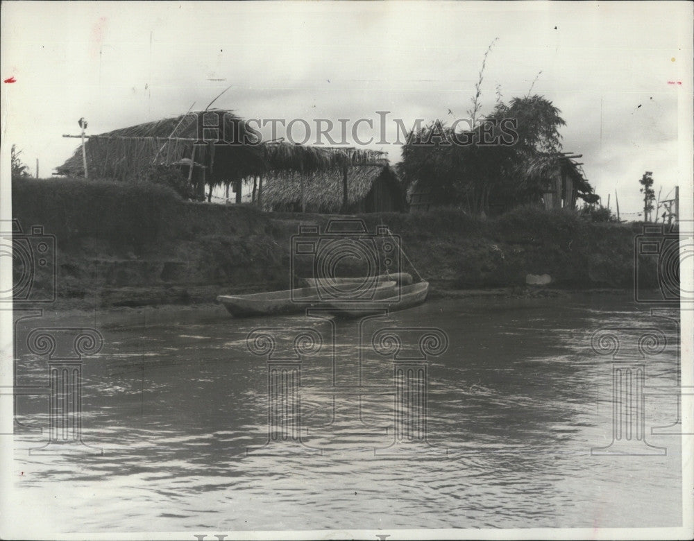 1975 Press Photo Villages along Cauca and Nechi Rivers to be provided with - Historic Images