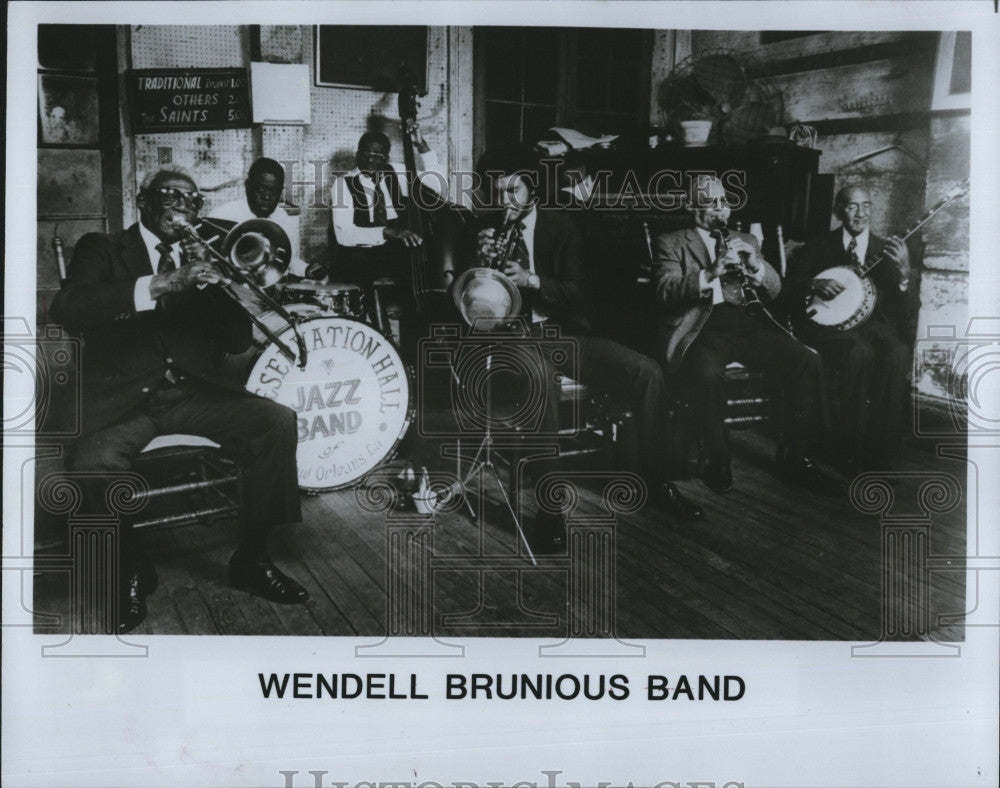 1998 Press Photo Wendell Brunious Preservation Hall New Orleans Jazz Band - Historic Images