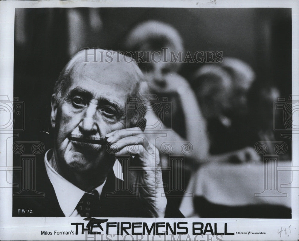 1968 Press Photo Milos Forman, Director of &quot;The Firemen&#39;s Ball&quot; - Historic Images