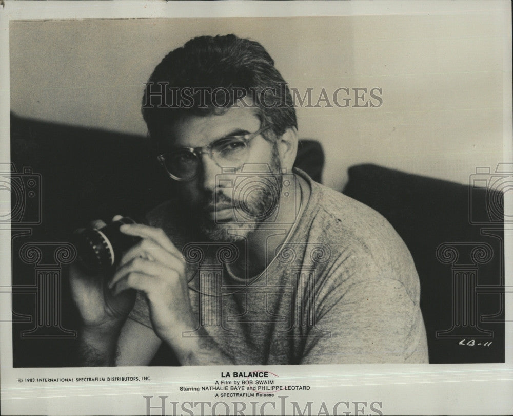 1983 Press Photo Director Bob Swaim &quot;La Balance&quot; - Historic Images