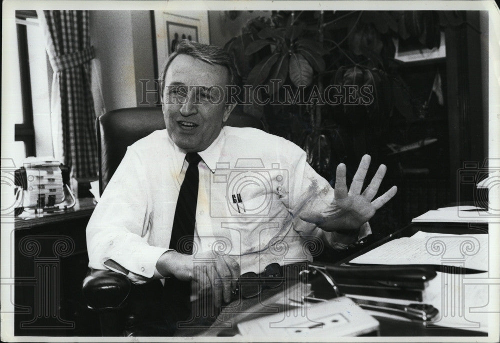 1984 Press Photo US Senator Dale Bumpers Arkansas - Historic Images