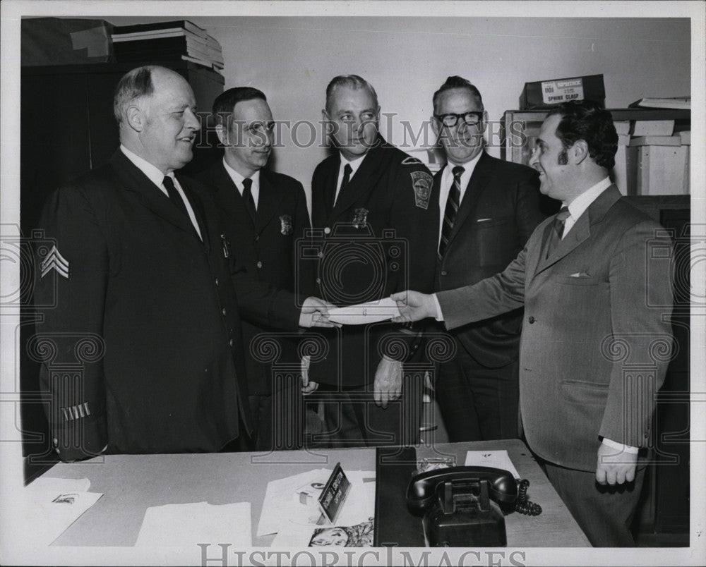 1970 Press Photo Sgt. W. Bray, Sgt. H. Rinaldi, Sgt. M. King, Lt. A. Kelley - Historic Images