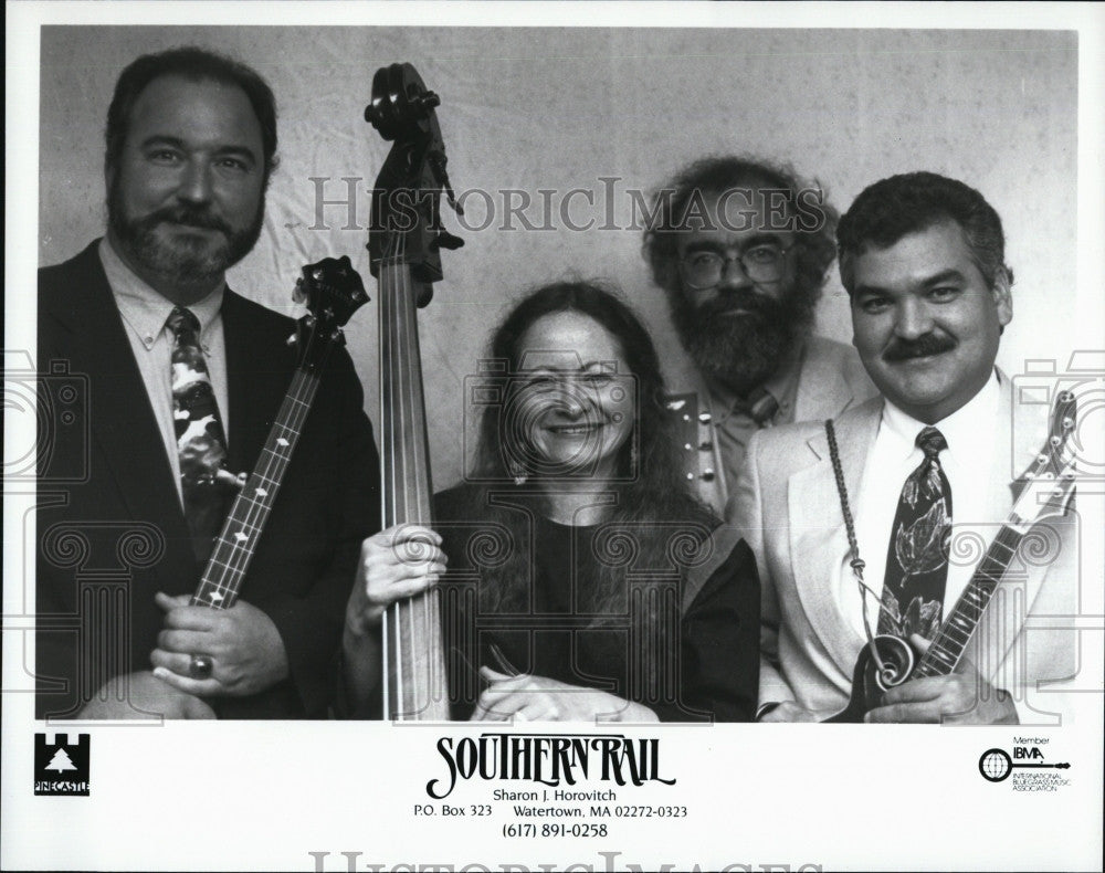 Press Photo Band Members of &quot;Southern Rail&quot; - Historic Images