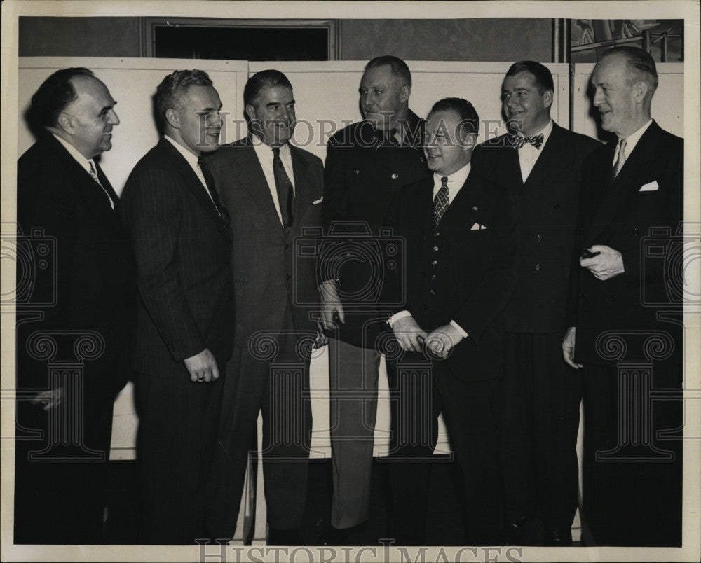 1951 Press Photo Everett Smith,John J. Molloy &amp; John F. Reid - Historic Images