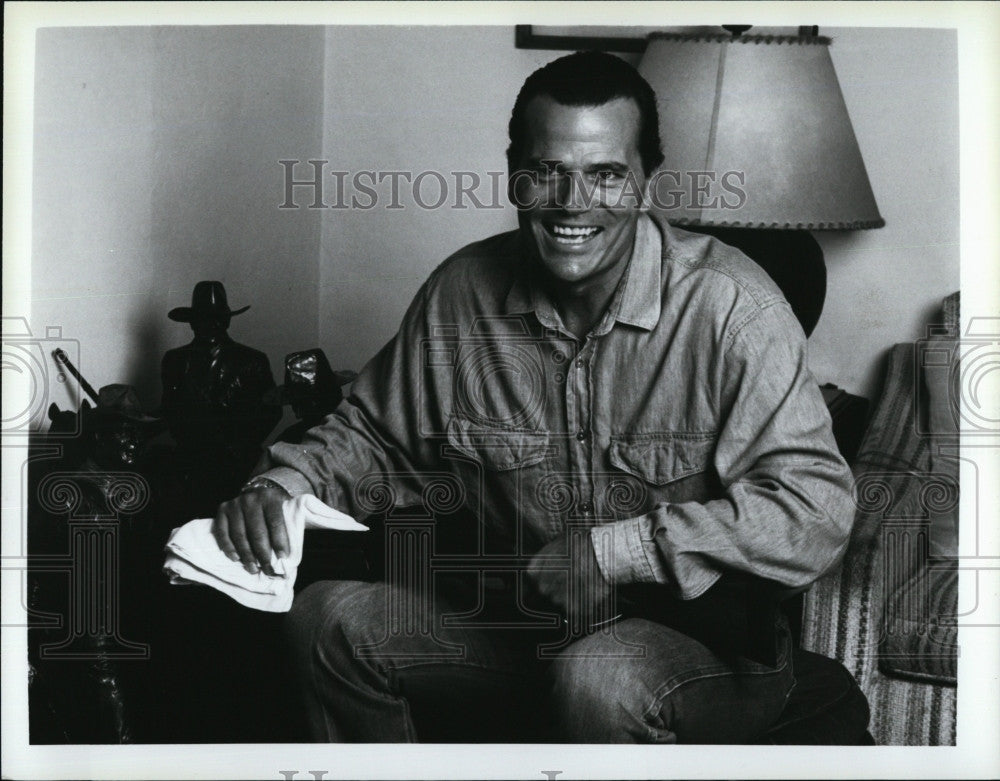 1989 Press Photo Patrick Wayne , son of actor John Wayne - Historic Images