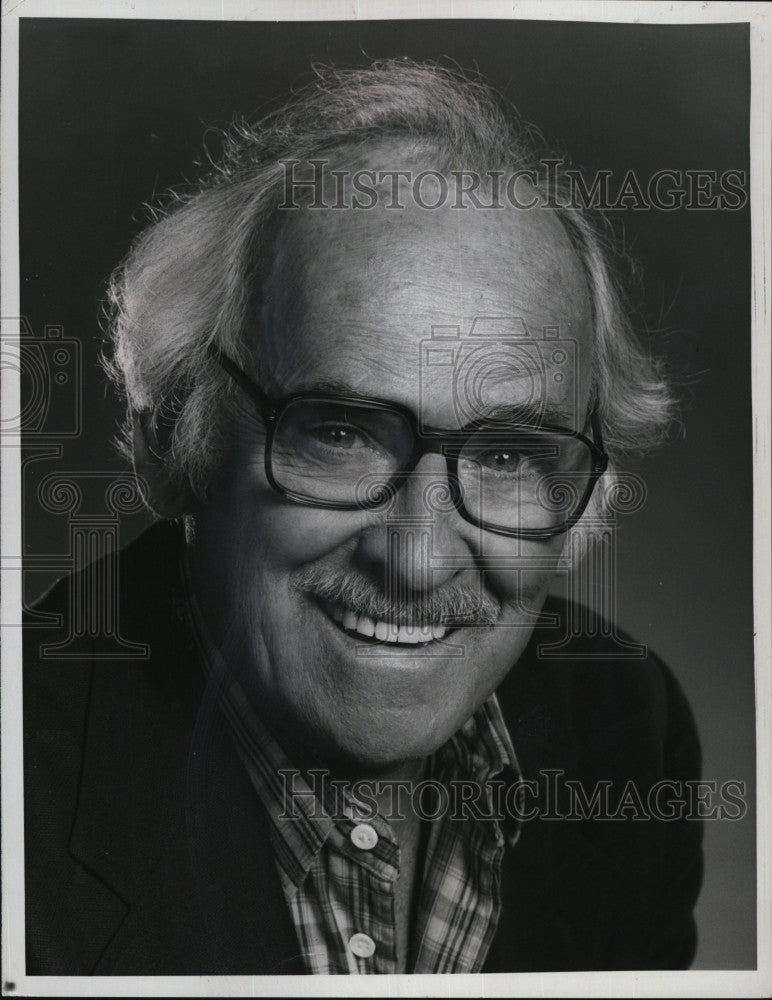 1981 Press Photo Actor Barnard Hughes - Historic Images