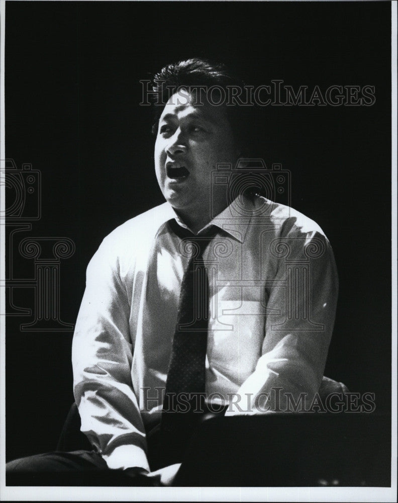 1996 Press Photo Tenor Jiangy Zlang of Boston Lyric Opera - Historic Images