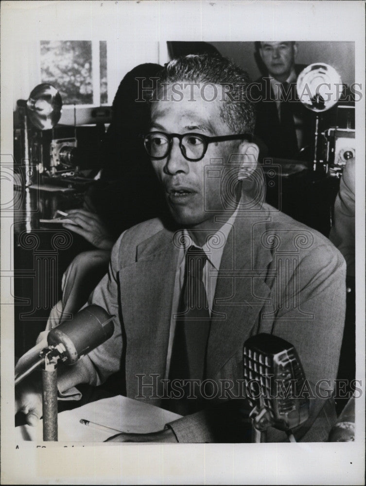 1951 Press Photo Mitsusada Yoshikawa House Un-American Activities Committee - Historic Images