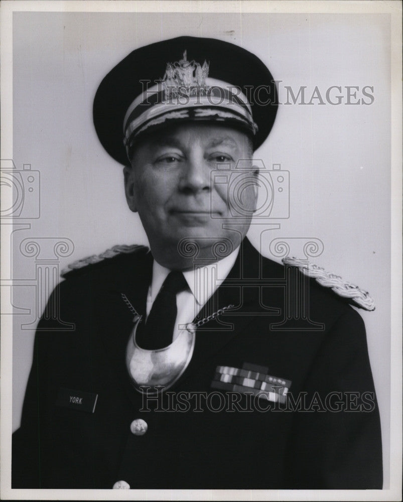 1963 Press Photo New Commander of Ancient and Honorable Artillery Company Maj - Historic Images