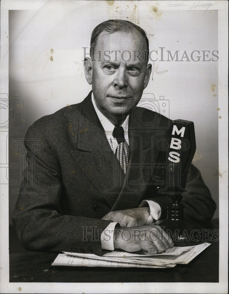 1946 Press Photo Lewis E Lawes, of &quot;The Warden&#39;s Crime Cases&quot; - Historic Images