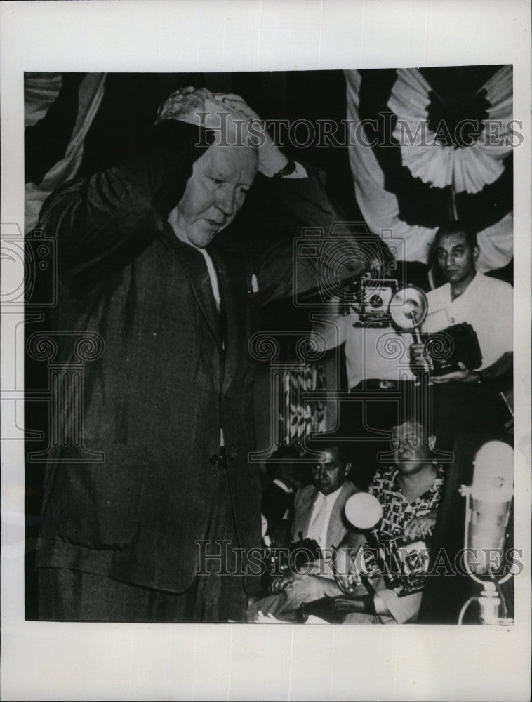 1952 Press Photo Wright Morrow Leader of Texas Anti-Truman Group - Historic Images