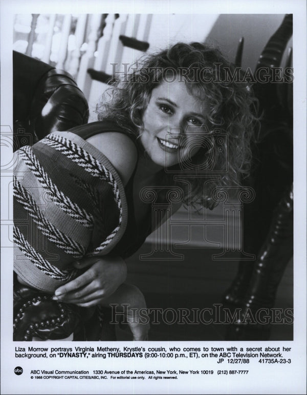 Actress Liza Morrow TV Show Dynasty 1988 Vintage Press Photo Print ...