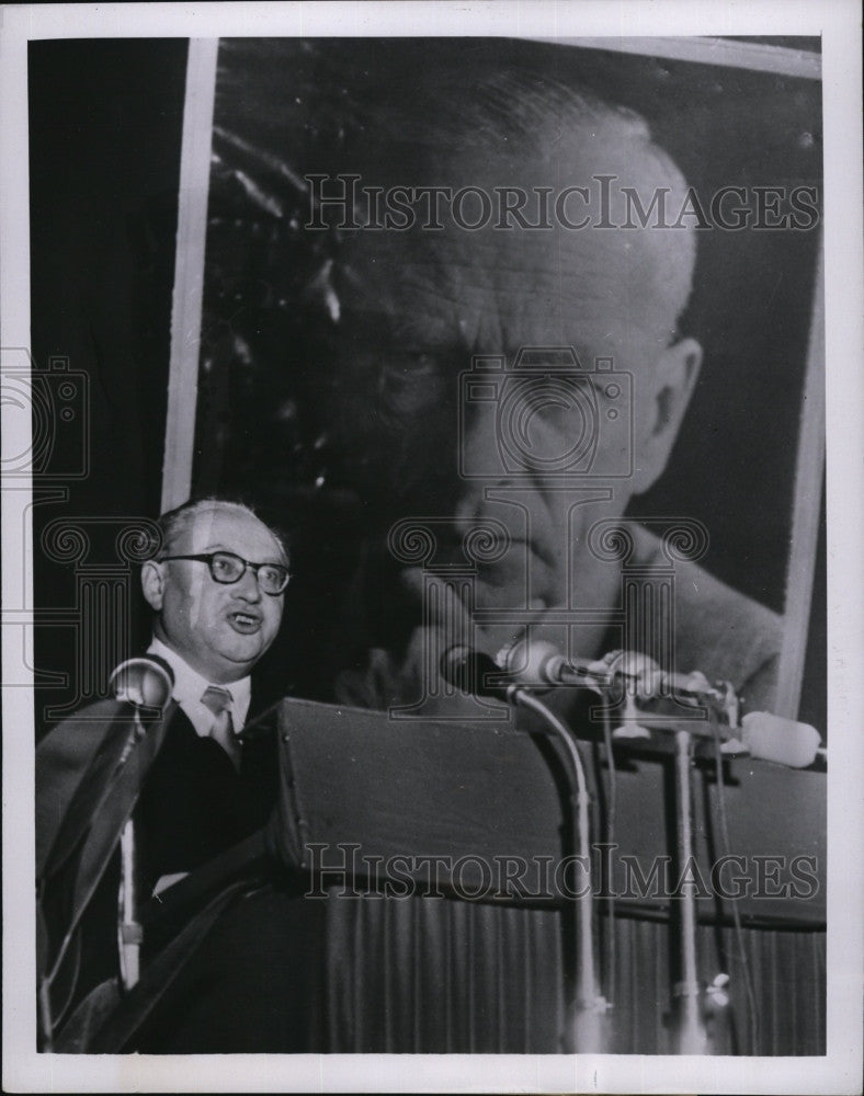 1952 Press Photo Leader Of West German Socialist Party Erich Ollenhauer - Historic Images