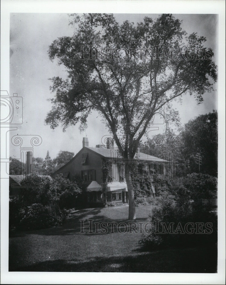 1997 Press Photo Frederick Law Olmsted House National Historic Site - Historic Images