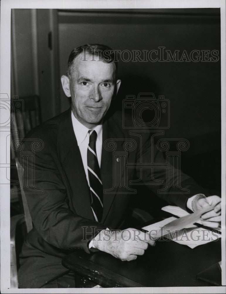 1951 Press Photo John F. Baxter Assistant District Attorney In Worcester - Historic Images