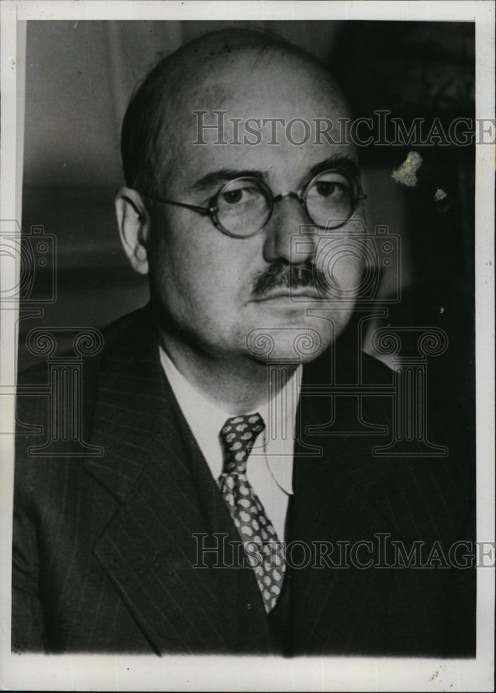 1937 Press Photo Dr James Baxter III Named as Pres of Williams College - Historic Images