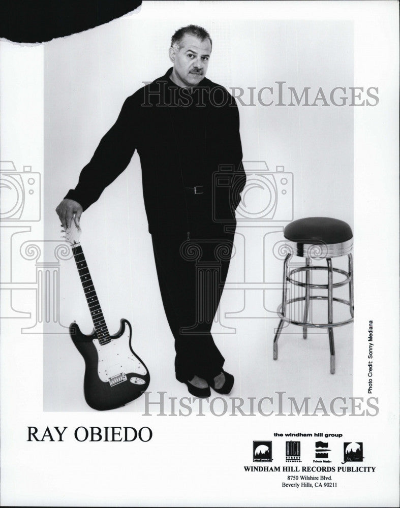 Press Photo Musician Ray Obiedo of Windham Hill Records - Historic Images