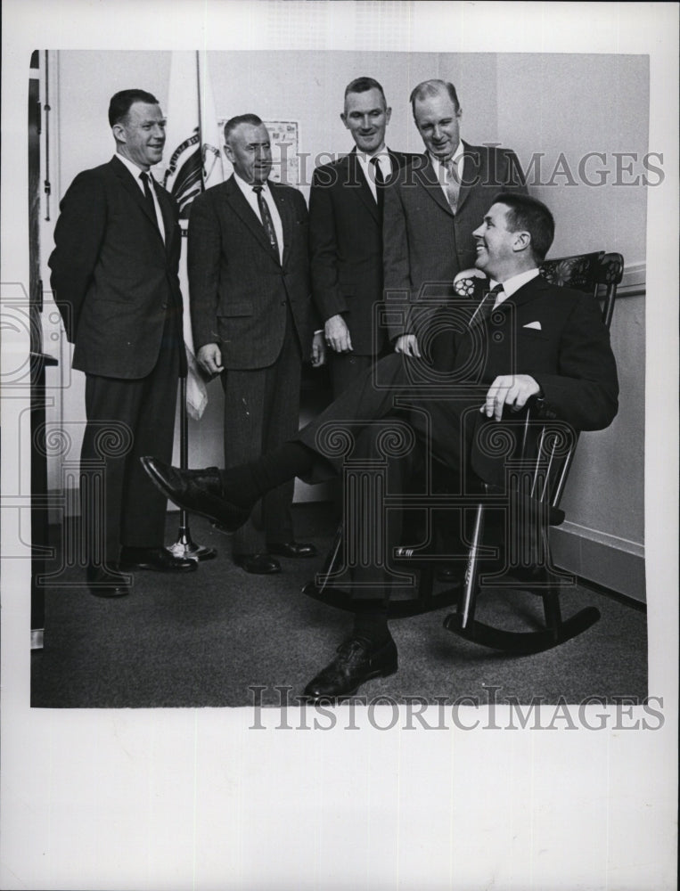 1961 Sen. Ben Smith, Bernard J. Riley and Thomas H. Binnall - Historic Images