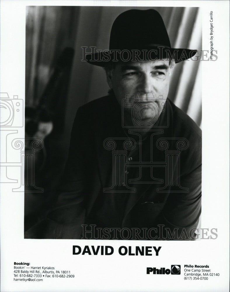 Press Photo Popular Musician David Olney - Historic Images