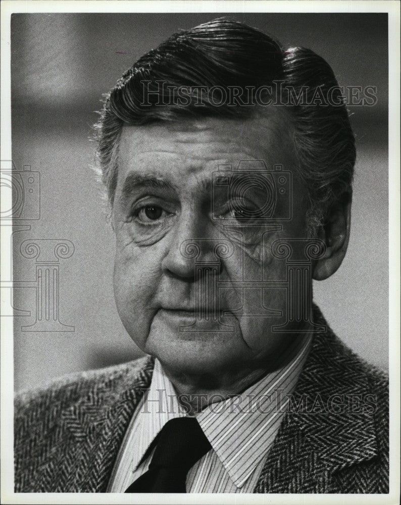 1986 Press Photo Dick O&#39;Neill, American stage, film and TV character actor - Historic Images