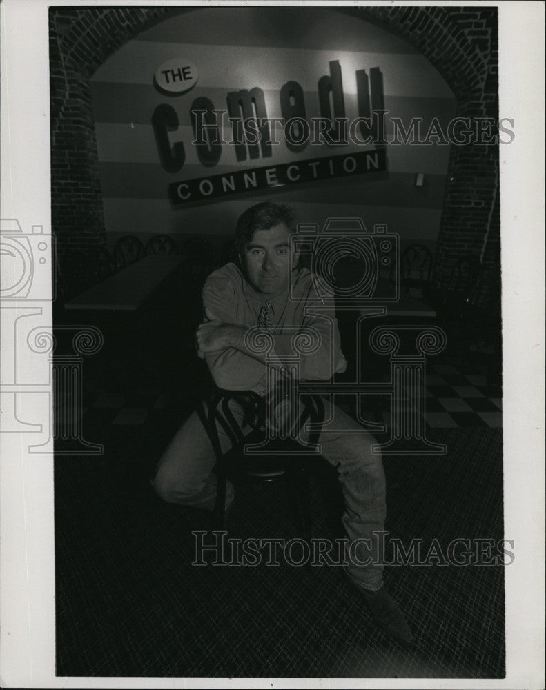 1992 Press Photo Paul Barclay of the Comedy Connection - Historic Images