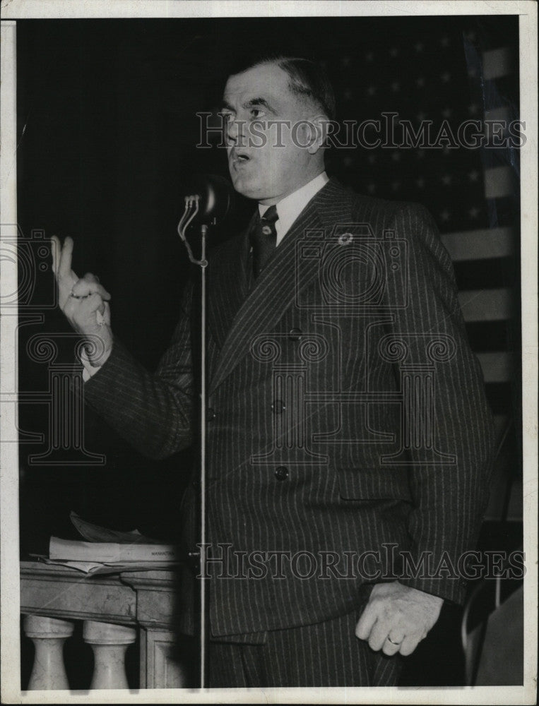 1936 Press Photo Lewis G Barrows Maine Governor Elect Landon Knox Clubs Address - Historic Images